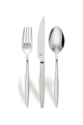Hisar Mercury 89 Parça 12 Kişilik Çatal Kaşık Bıçak Takımı Inox