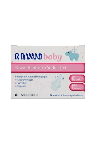 Nazal Aspiratör Yedek Uç 10'lu Renkli