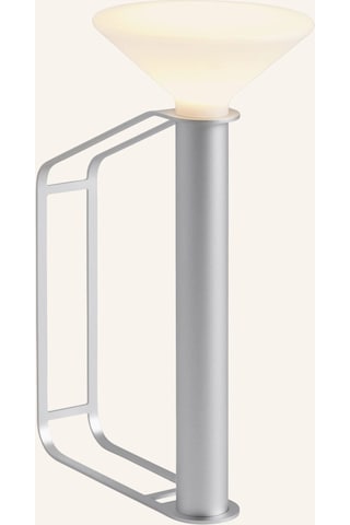 Piton 31 Cm Taşınabilir Led Masa Lambası Ip54 Dış Mekan Uyumlu Şarjlı Tasarım Gri