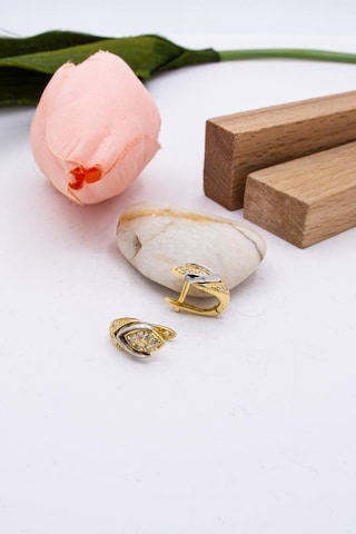 14 Ayar Altın Küpe J Klips Kadın Küpe Lkkp1285