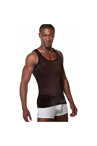 Transparan Erkek Atlet 2310 Beyaz