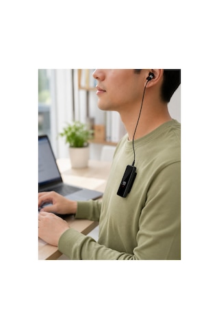 Tek Najma Klipsli Tek Kulaklıklı Kablosuz Bluetooth Kulaklık Dijital Ekranlı Taşınabilir Model Yeni Diğer