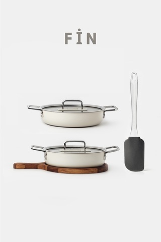 Fin 6 Parça Sahan Set Beyaz