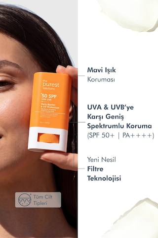 The Purest Solutions Yüksek Güneş Koruyucu SPF50+ Stick 17 G