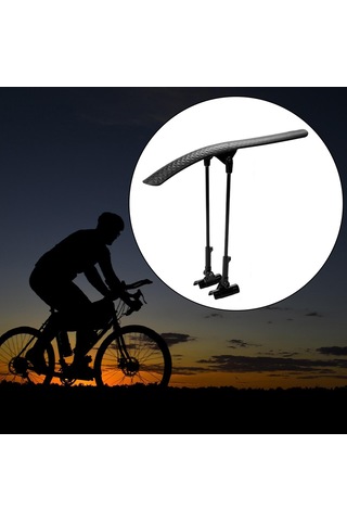 Suntek Yol Bisikleti Çamurluk Aksesuarı Yağmur Seti Bisiklet 40cmx6cmx31cm-ön-çamurluklar Siyah