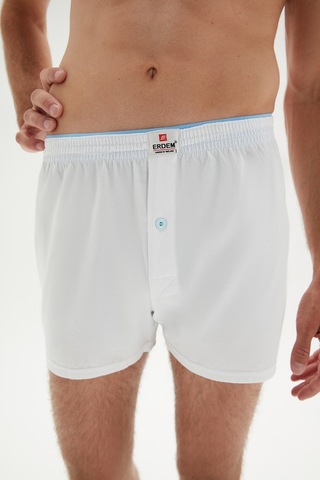 Erdem Beyaz Penye Boxer 1400 Beyaz