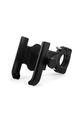 Forte Gt 2084-11 Ayarlı Motosiklet Bisiklet Telefon Tutucu Navigasyon Gidon Uyumlu - Siyah