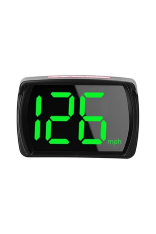 Maiyame Siyah Araba Yüksek Görünürlük Gps/bd Çift Mod Hız Gösterici Usb Plug & Play, Gölgelikli, 12-24v Paket 2