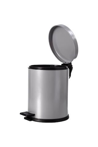 Mudo Home 5lt Pedallı Çöp Kovası Gri 696123