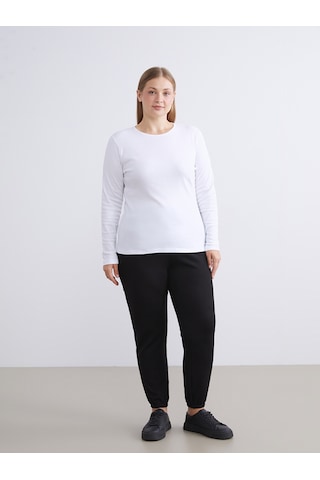 Lcw Everyday Siyah Beli Lastikli Kadın Jogger Eşofman Altı