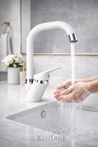 Köşe Borulu Full 4'lü Set Banyo - Lavabo - Mutfak Batarya Musluk Ve Robot Duş Diğer