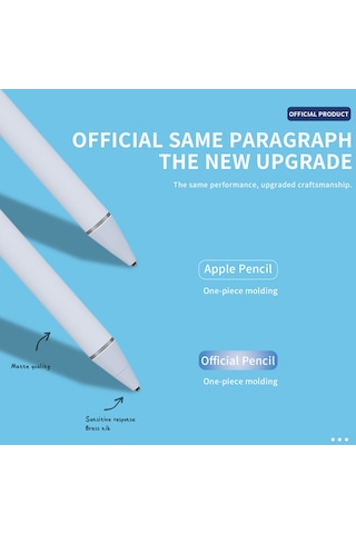 Vkemall Siyah Aktif Kapasitif Kalem - Usb Şarjlı, 8 Saat Kullanim Süresi, Bakır Uç Ve Kadife Uç, 1 Aylık Bekleme Modu