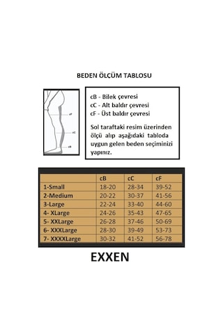 Exxen Diz Altı Burnu Açık Orta Basınçlı Siyah Renk Varis Çorabı