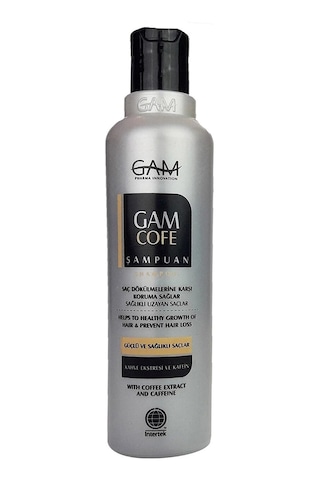 Gam Cofe ve Ince Telli Saçlar İçin Dökülme Karşıtı Kafein Şampuan 275 ML