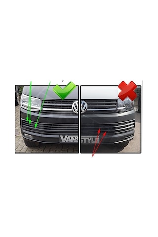 Vw Transporter T7 Sis Farı Lambası Çerçeveli