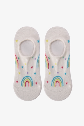 Penti Kız Çocuk Sunny Raınbow 2li Sneaker Çorabı Çok Renkli