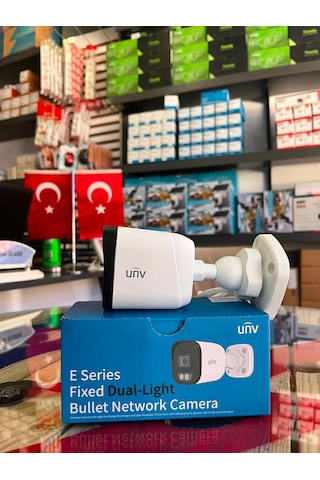 Unv Ipc2124lb-af28-dl-e 4mp 2.8mm Dual-lıght Eco Bullet Sesli Ip Kamera