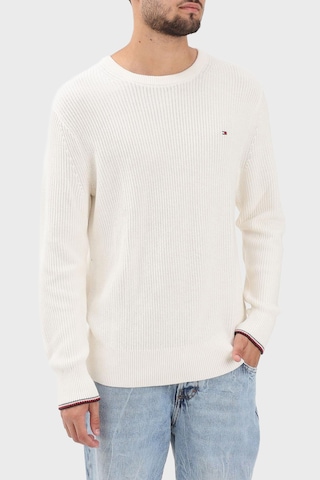 Tommy Hilfiger Erkek Kazak Mw0mw41516 Z00 Açık Bej Açık Bej