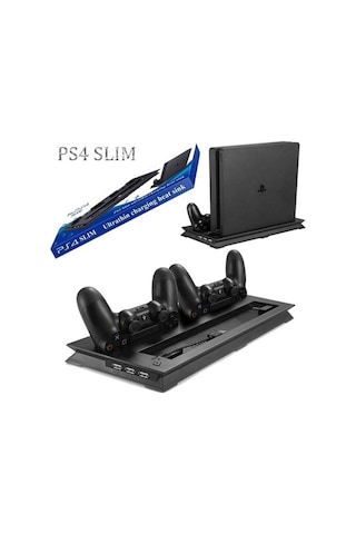 Ps4 Slim Fan Ve Gamepad Şarjlı Stand Yh-15
