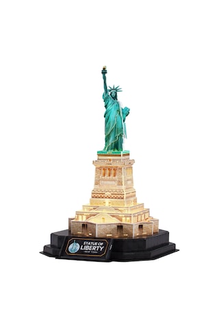 Özgürlük Heykeli 3d Puzzle Led Işıklı L536h