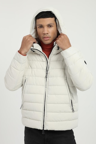 Dufy Erkek Slim Fit Kapüşonlu Taş Mont-25294
