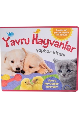 Yavru Hayvanlar Yapboz Kitabı- Abc Yayınevi
