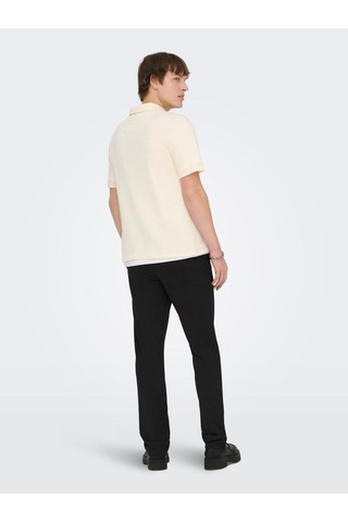 Only & Sons Erkek Normal Bel Siyah Pantolon - 22037907