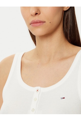 Tommy Hilfiger Tommy Hılfıger Kadın T-shırt Dw0dw19492-ybl Beyaz