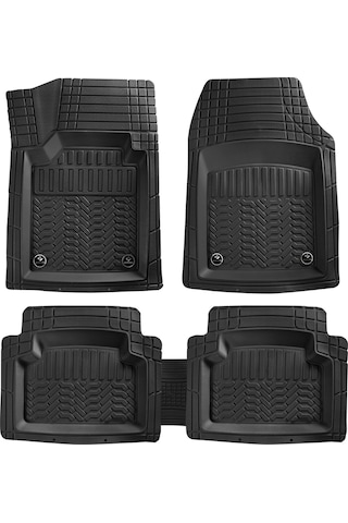 Citroen C Elysee Havuzlu Universal Paspas Krom Siyah Renk