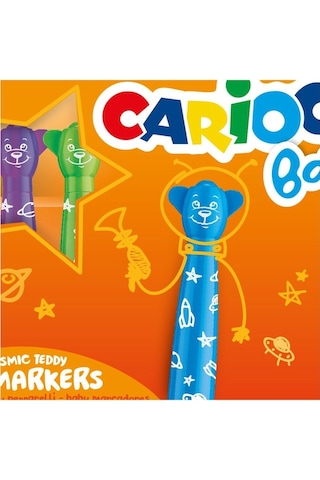 Carioca Teddy Jumbo Bebek Süper Yıkanabilir Keçeli Boya Kalemi 6'lı
