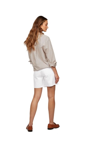 Tommy Hilfiger Dnm Straıght Short Rw Whıte Kadın Beyaz Şort - Ww0ww45924 Beyaz