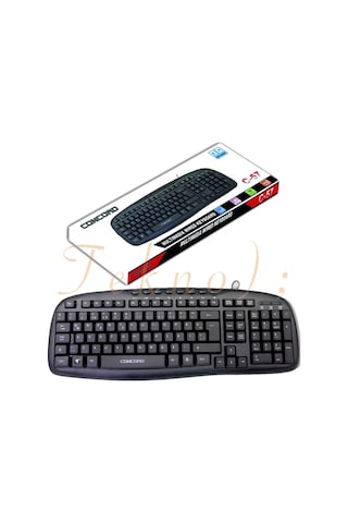 USB Türkçe Q Multimedia Klavye Concord C-57