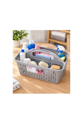 Bölme Düzenleyici Sepet Divided Organizer Basket Kahverengi