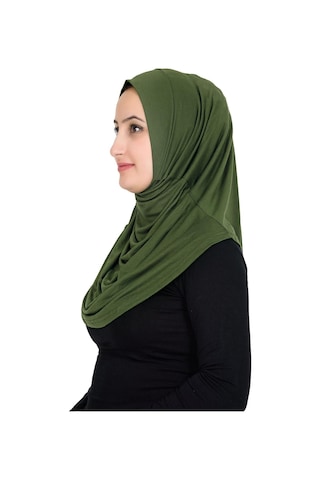 Sensu Tesettür Hazır Türban Pileli Pratik Namaz Örtüsü Hakı