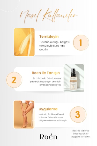 Tüy Azaltıcı, Tüy İnceltici Süt, Isırgan, Papaya & Hyaluronik Asit Özlü, Nemlendirici Etkili 60 Ml