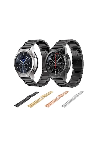 Samsung Uyumlu Galaxy Watch(46Mm) Gear S3 Frontier Metal Kordon