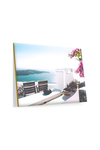 Cakasepetim Adalar Ve Deniz Manzaralı Balkon Ahşap Mdf Tablo