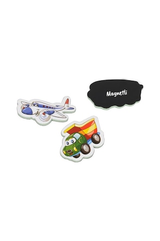 +3 Yaş Manyetik Taşıtlar 30 Parça (Diytoy)