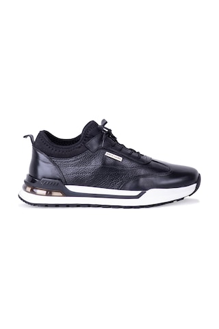 Pierre Cardin 1210275 Erkek Hakiki Deri Sneaker Ayakkabı Siyah
