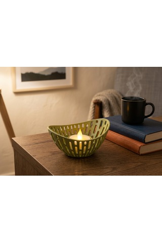 Lumanest Dekoratif Tealight Mumluk Haki