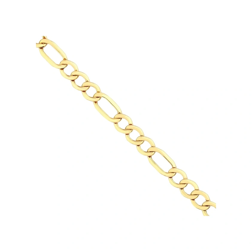 Agakulche Figaro Düz Altın Bileklik Renkli