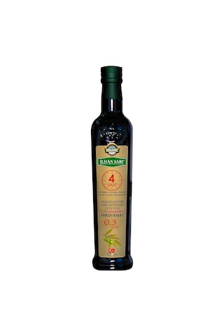 İlhan Sarı Organik Erken Hasat Zeytinyağı 0.3 Asit 500 ML