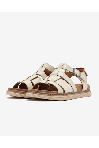 Clarks Arwell Sun Kadın Krem Sandalet 26181413 Krem