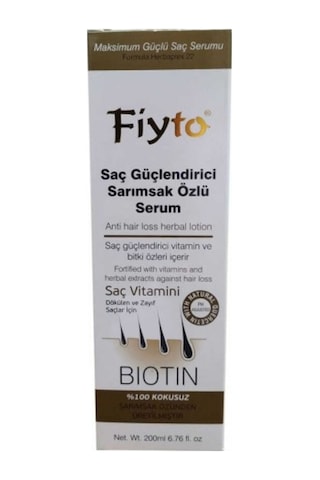 Fiyto Sarımsak Özlü Saç Serum 200 ML