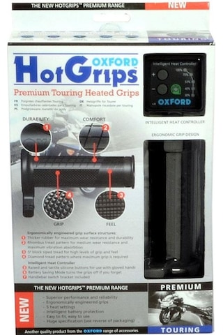 Oxford Motosiklet Hotgrips Premium Toring Elcik Isitma Of691 1 Adet