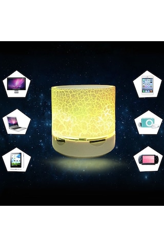 Yaleker Kırmızı Mini Taşınabilir Bluetooth Hoparlör - Su Geçirmez, Araçta Kullanıma Uygun, Kaliteli Ses Ve Kart Destekli