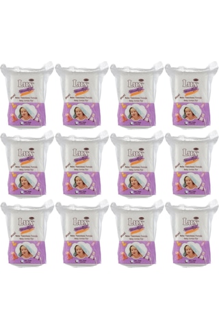 Lüx Bebek Temizleme Pamuğu 720 Adet 60'lı x 12'li Set