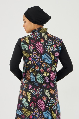 Tam Kapalı Tesettür Mayo Deniz Mayosu Td21-249 Siyah