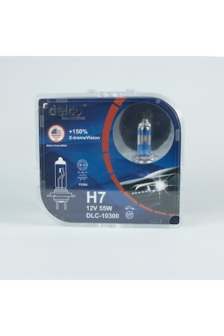 Delco U.s.a H7 X-treme Vision +%150 Fazla Işık Far Ampulü 12 Volt