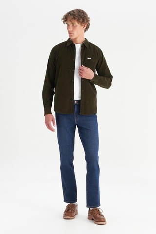 Wrangler Erkek Kadife Gömlek Ivy Green Ivy Green